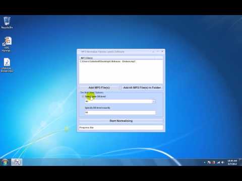 MP3 Normalize Volume Levels Software