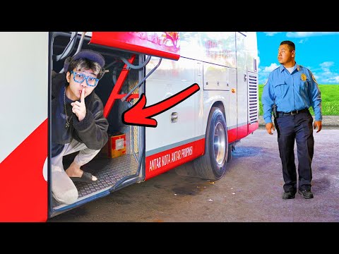 AKU PERGI KE SELURUH PULAU JAWA GRATIS PAKAI BUS!!! MALAMNYA HAMPIR TERKUNCI!!!