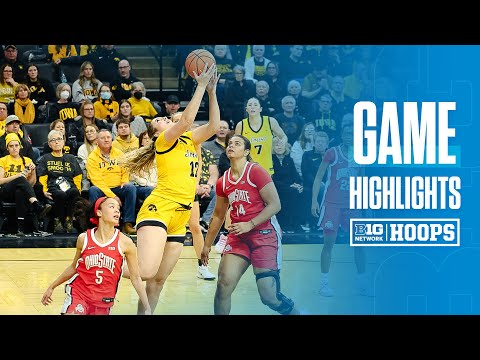 Ohio State at Iowa | HIGHLIGHTS | Big Ten Women's Basketball | 01/25/2026