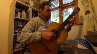 How to study Greensleeves, (real name Green Leves), played by Angel Lejarza on the Spanish guitar.