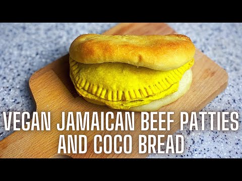 VEGAN JAMAICAN BEEF PATTIES & COCO BREAD | Katie Makes It Vegan