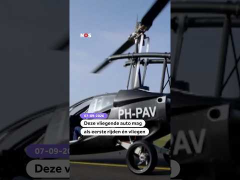 Deze vliegende auto mag als eerste rijden én vliegen