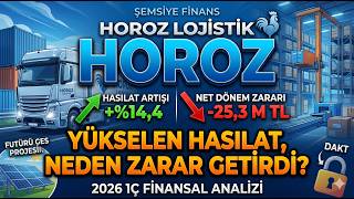 Horoz Lojistik 2026 1. Çeyrek Bilanço Analizi | Ciro Arttı Ama Zarar N