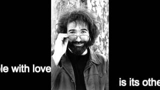 Jerry Garcia - Run for the Roses 6/4/1982 (LYRICS!)