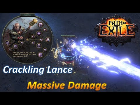 Crackling Lance is AMAZING Now (High Damage) Inquisitor - Path of Exile Ritual