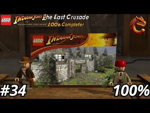 LEGO Indiana Jones 2 100% Walkthrough Part 34 The Last Crusade All Treasure Levels