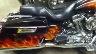 110 Hi Comp Electra Glide w/ Rinehart Exhaust (Cold Start)