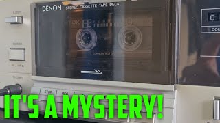 Denon DR-170 Cassette Deck - Mystery Fault / Belts and Calibration