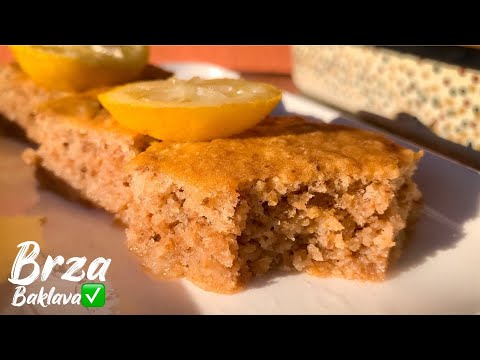 Preliveni kolac sa orasima - Lazna Baklava - Baklava Recipe - CooKing Recepti