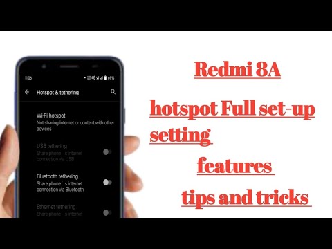 Redmi 8A Hotspot Full set-up setting feature tips and tricks