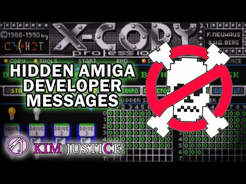 The Amiga's Hidden And Funny Developer Messages | Kim Justice