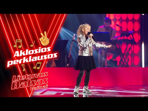 Ugnė Urbonavičiūtė - Dance Monkey | Blind Auditions | The Voice Kids. Lithuania S3