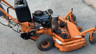 SCAG Mower Running Again After Years of Neglect
