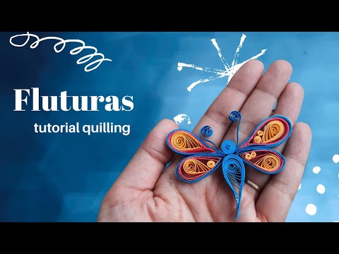 Tutorial DIY: Fluturas din Hartie | Tehnica Quilling 🦋