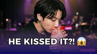 Download lagu Jungkook Kisses His 'V' Tattoo: A Hidden Love 💜 Message? 💌 mp3
