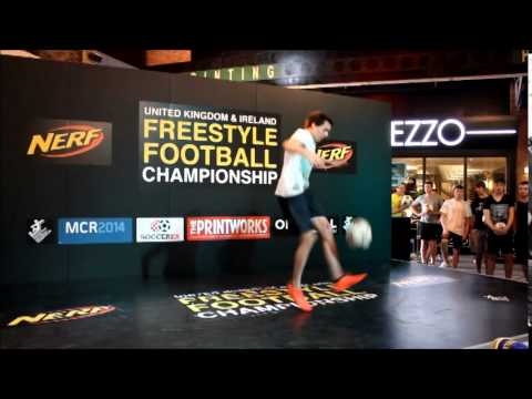 Stephen Gray - Sick Three - UK & Ireland freestyle football championship 2014