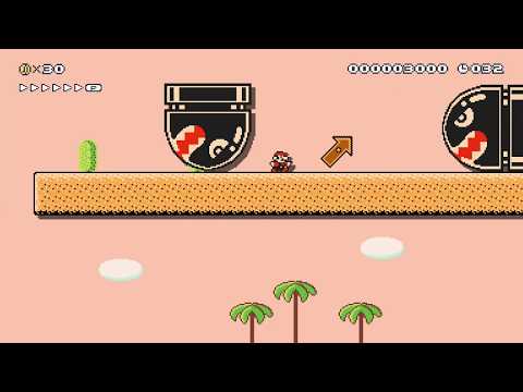 p 224 SPEEDRUN in Desertland by pedritopin 🍄 Super Mario Maker 2 🍄 No Commentary aal