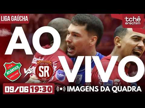 AO VIVO COM IMAGENS: ATLÂNTICO X SANTA ROSA - LIGA GAÚCHA DE FUTSAL - 09/06/2026