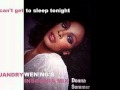 Donna Summer - Can't get to sleep tonight ...