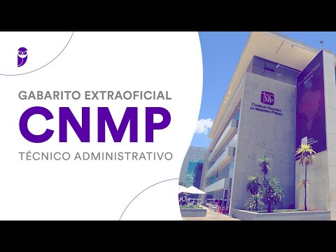 Gabarito Extraoficial CNMP – Técnico Administrativo