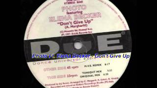 Photo Ft. Elena Becker - Don't Give Up (M.V.S. Remix)