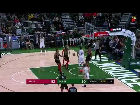 Jabari Parker GETS POSTERIZED on Return to Milwaukee!! (Giannis Antetokounmpo)