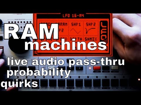 Machinedrum UW: Probabilistic Sampling, RAM Machines