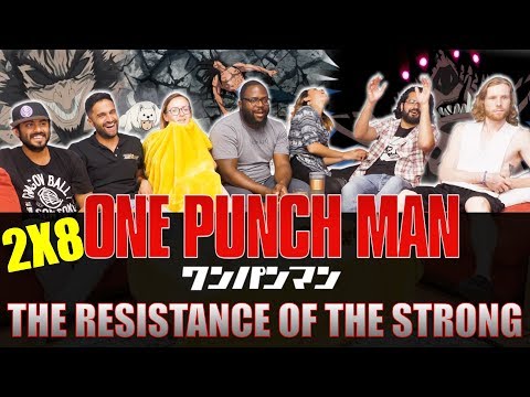 One Punch Man - 2x8 The Resistance of the Strong - Group Reaction