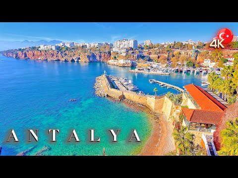 ANTALYA 📍 Walking Tour 4K through the Old City TÜRKIYE 🇹🇷 Ambient Sound #turkey #antalya