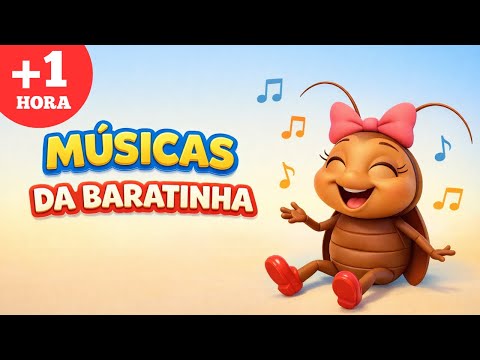1 hora de Músicas da Baratinha #músicainfantil #educaçãoinfantil #musicainfantil #canalinfantil