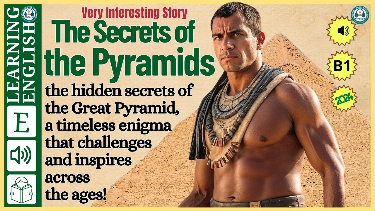 Improve your English  ⭐  Very Interesting Story - Level 3 -  The Pyramids | WooEnglish
