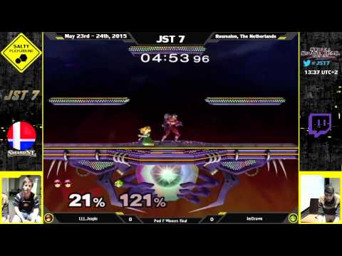 JST7 - LLL.Jeapie (Cpt. Falcon) Vs ImDrawn (Peach) - SSBM Singles Bracket Pools F WF