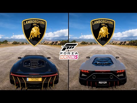 Forza Horizon 5 | Lamborghini Aventador Ultimae 2021 vs. Centenario 2016 Performance Comparison