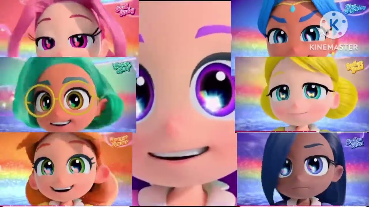 Rainbow Bubblegem: All Transformations in Splitscreen
