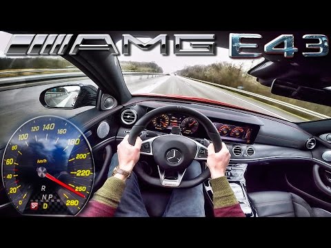 Mercedes E43 AMG ACCELERATION & TOP SPEED POV Test Drive Autobahn by AutoTopNL