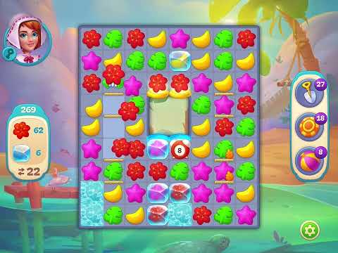 Hawaii Match-3 Mania Mansion Level 269 - No Boosters - FULL STORY - CaroGamesNL