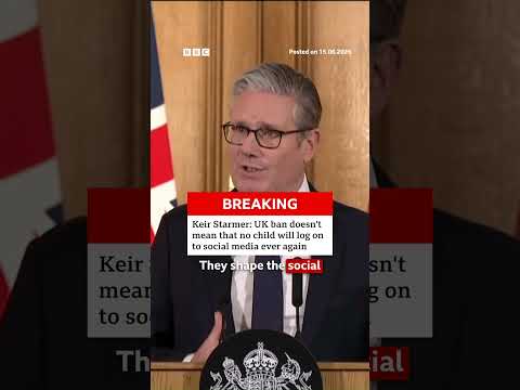 Keir Starmer: UK ban doesn't mean that no child will log on to social media ever again. #BBCNews