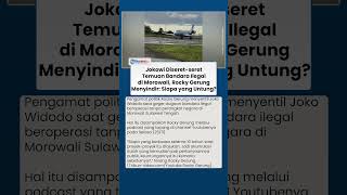 Download lagu Nama Jokowi Diseret-seret soal Temuan Bandara Ilegal di Morowali, Rocky Gerung: Siapa yang Untung? mp3