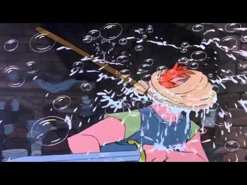 The Sword in The Stone  Ector Punishes Wart HD