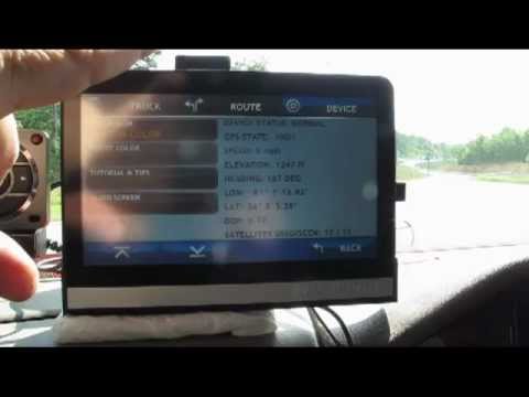Using The Rand McNally Inteliroute tnd 710 Part 1
