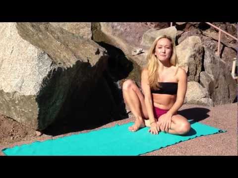 Yoga Hip Opening, Marichasana B with Kino