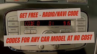 How to unlock ford radio without code