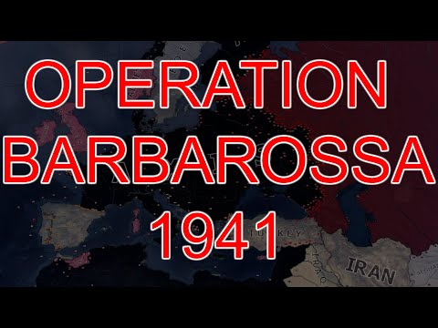 Operation Barbarossa Timelapse (1941) - HOI4 Timelapse