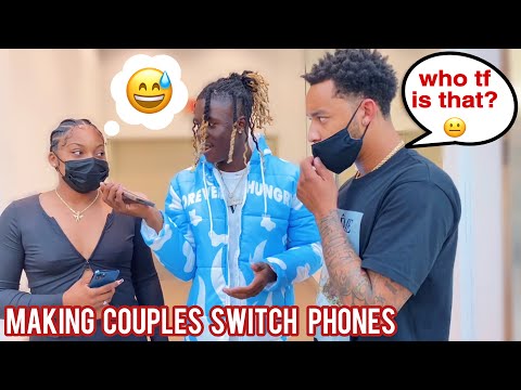 Making Couples Switch Phones *Loyalty Test* 6 💔 Public Interview