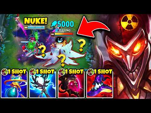 NUCLEAR AP SHACO CAN 1-SHOT YOU WITH HIS CLONE!! (1000 AP + LEVEL 20 CLONE BOMB)