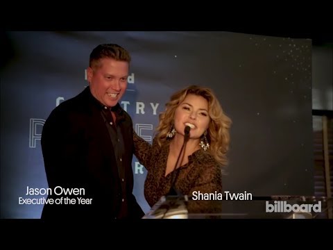 Shania Twain & Jason Owen at the Billboard's Country Power Players 2018