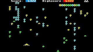 Sharp MZ-800 Game: Tape Worm (1983) MZ-700 mode