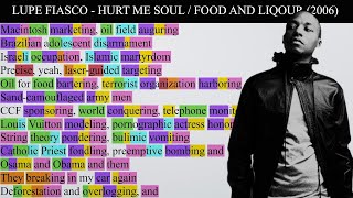 Lupe Fiasco - Hurt Me Soul (Rhyme Scheme) Highlighted