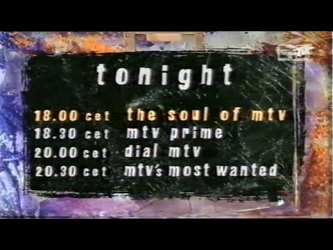 MTV Europe Primetime - Spring 1993 Music Videos