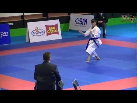 Michaela Di Desiderio - Kata Unshu - Italian Kata Championships Ostia 2013